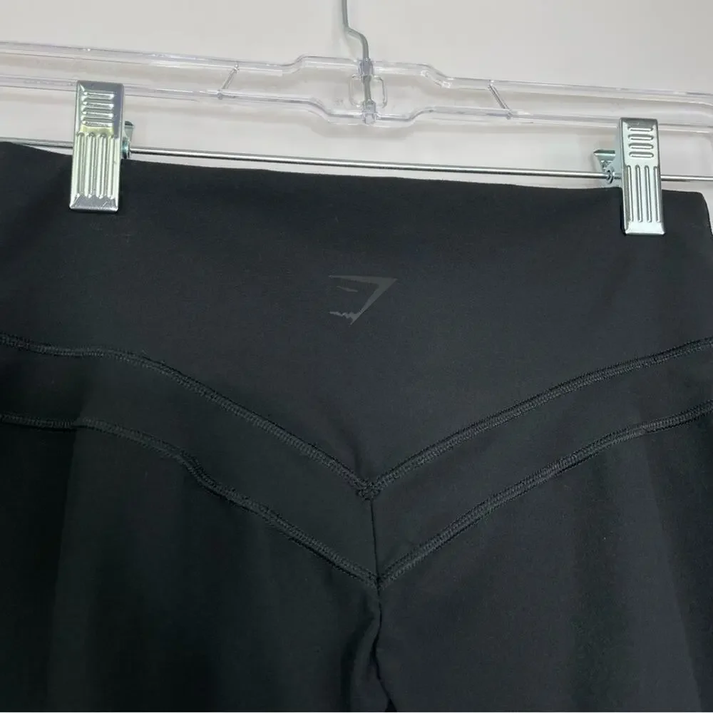Gymshark Whitney Simmons black bike shorts sporty athleisure activewear running